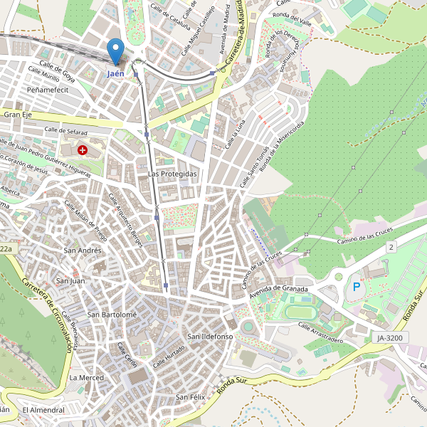 Mapa de estaciones en Jaén Thumbnail