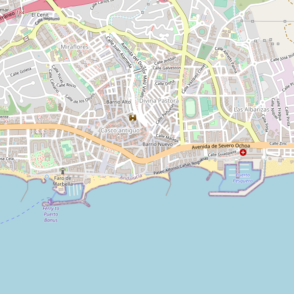 Mapa de estaciones en Marbella Thumbnail
