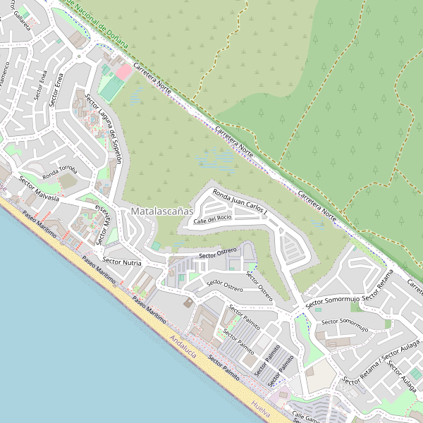 Mapa de estaciones en Matalascañas Thumbnail