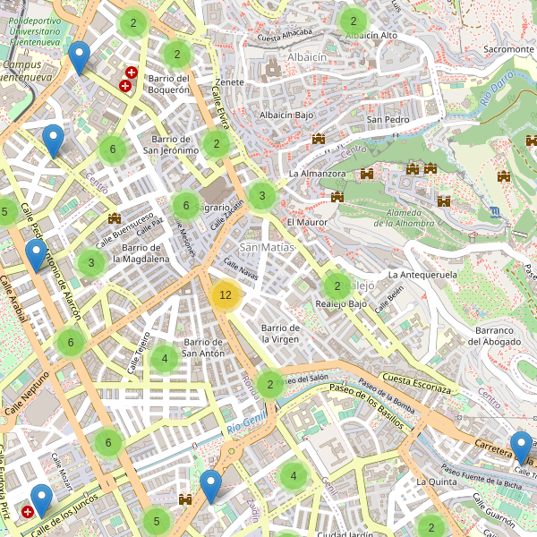 Thumbnail Mapa de farmacias en Granada