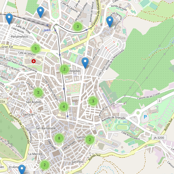 Thumbnail Mapa de farmacias en Jaén