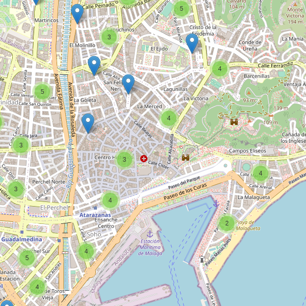 Thumbnail Mapa de farmacias en Málaga