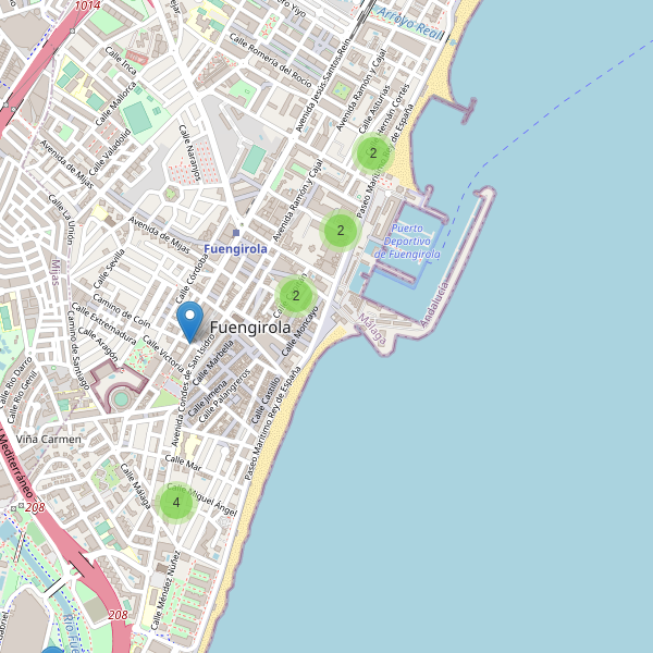 Thumbnail Mapa de hoteles en Fuengirola