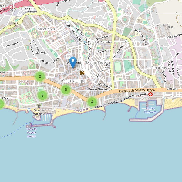 Thumbnail Mapa de hoteles en Marbella