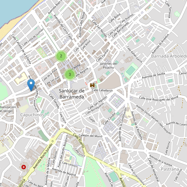 Thumbnail Mapa de hoteles en Sanlúcar de Barrameda