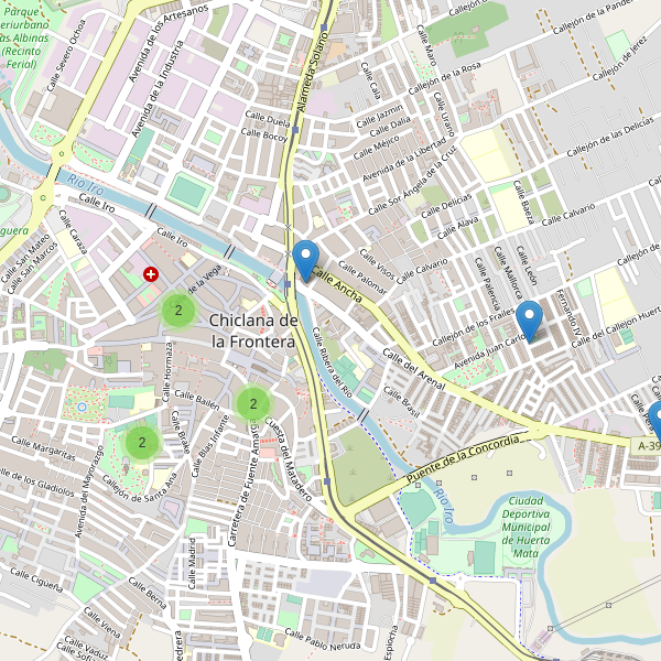 Mapa de iglesias en Chiclana de la Frontera Thumbnail