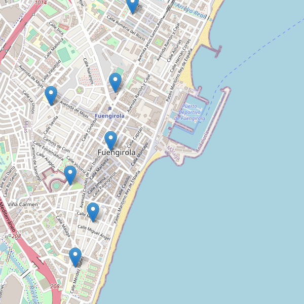 Mapa de iglesias en Fuengirola Thumbnail