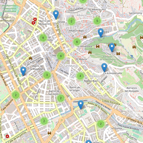 Mapa de iglesias en Granada Thumbnail
