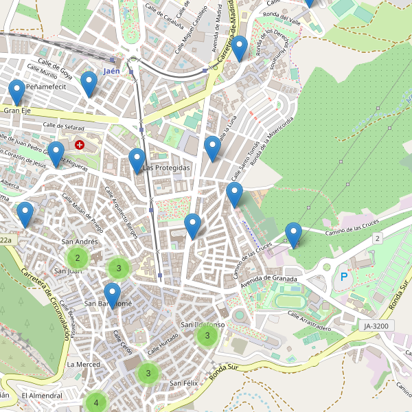 Mapa de iglesias en Jaén Thumbnail
