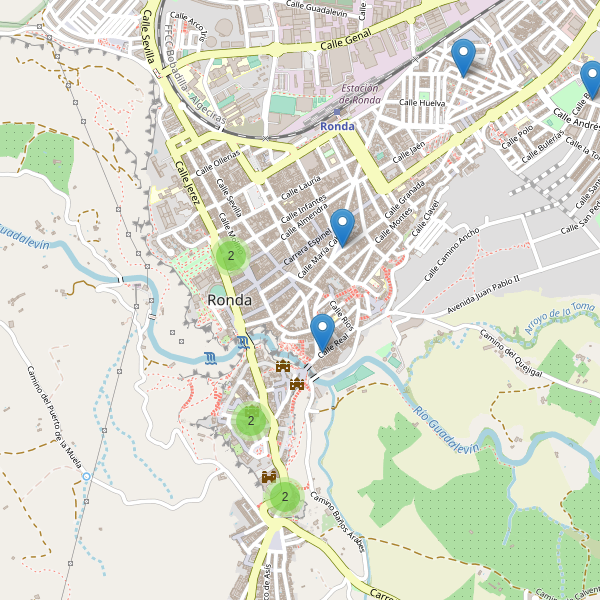 Mapa de iglesias en Ronda Thumbnail
