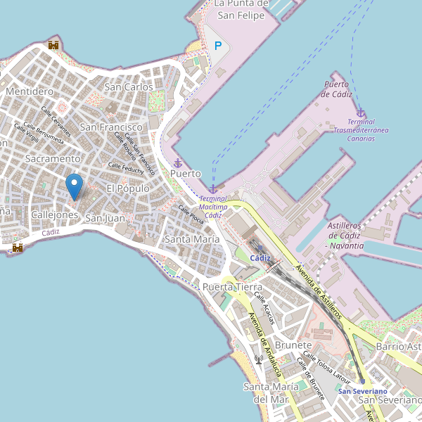 Mapa de mercados en Cádiz Thumbnail