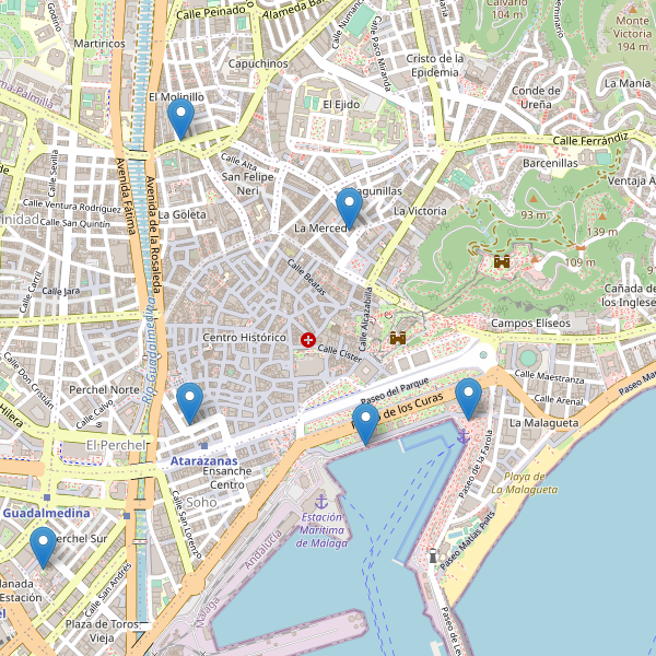 Mapa de mercados en Málaga Thumbnail