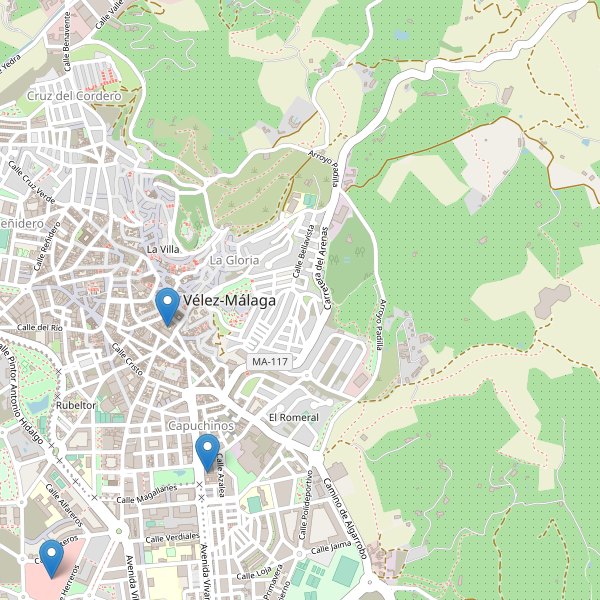 Mapa de mercados en Vélez-Málaga Thumbnail