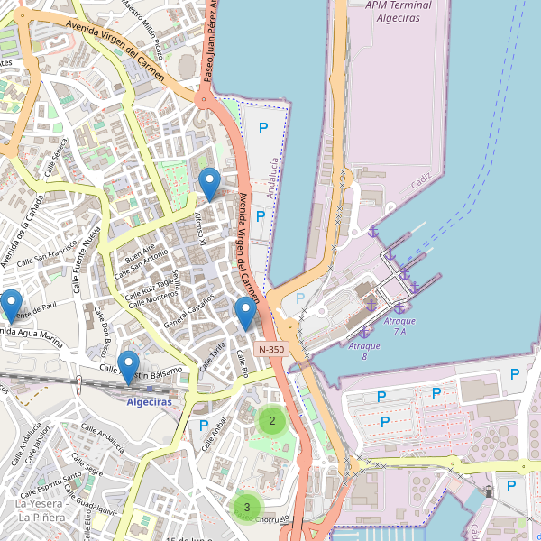 Mapa de monumentos en Algeciras Thumbnail