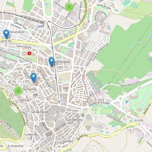 Mapa de monumentos en Jaén Thumbnail