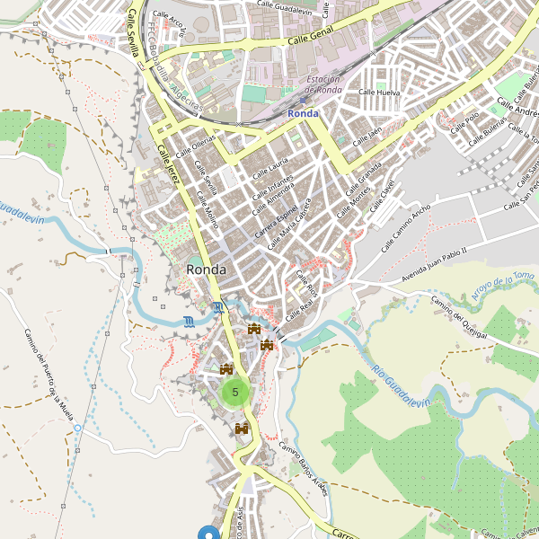 Mapa de monumentos en Ronda Thumbnail