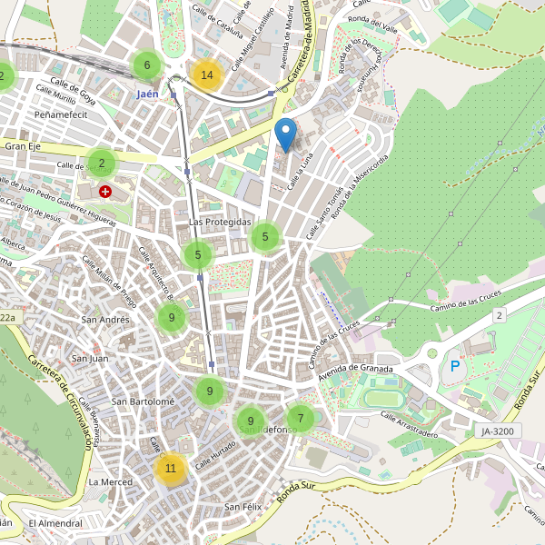 Thumbnail Mapa de restaurantes en Jaén
