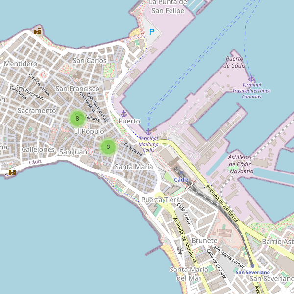 Mapa de ropa en Cádiz Thumbnail