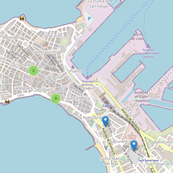 Mapa de sitios-arqueologicos en Cádiz Thumbnail