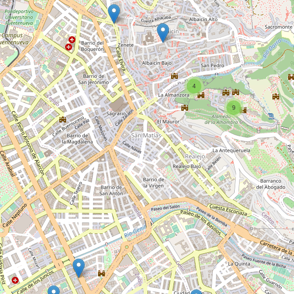 Mapa de sitios-arqueologicos en Granada Thumbnail