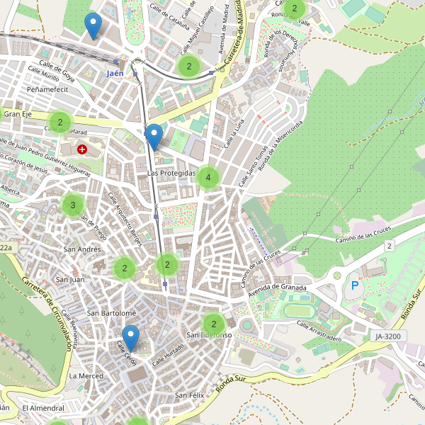 Thumbnail Mapa de supermercados en Jaén