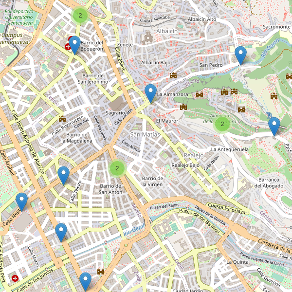 Mapa de taxi en Granada Thumbnail