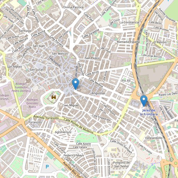 Mapa de taxi en Jerez de la Frontera Thumbnail