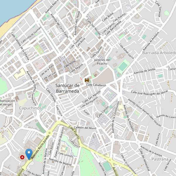 Mapa de taxi en Sanlúcar de Barrameda Thumbnail