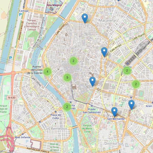 Mapa de taxi en Sevilla Thumbnail