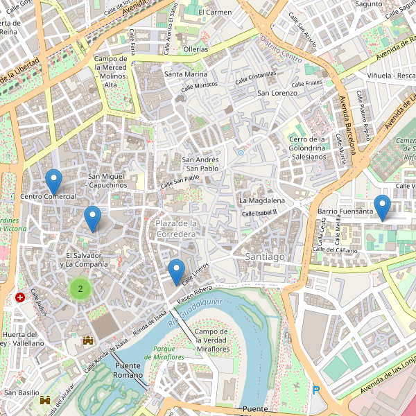 Thumbnail Mapa de teatros en Córdoba