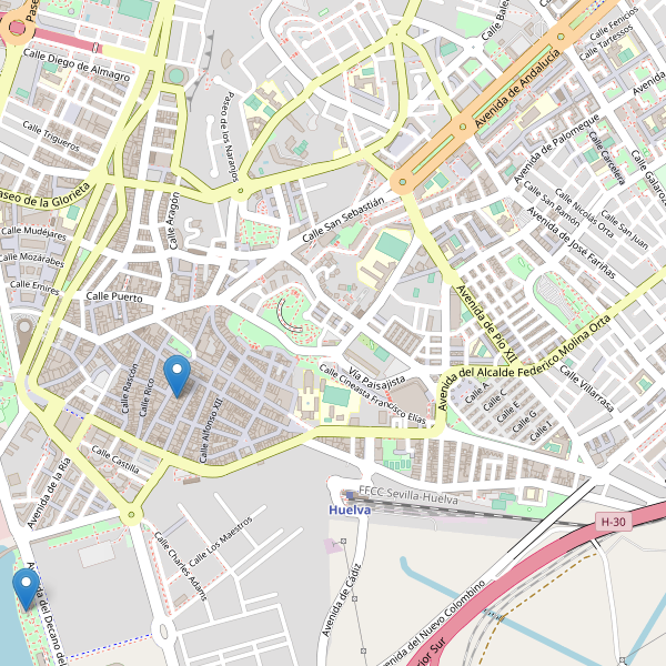 Thumbnail Mapa de teatros en Huelva