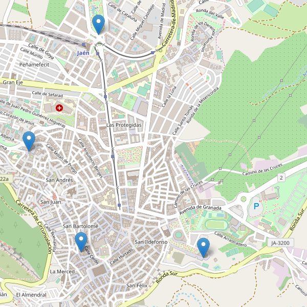 Thumbnail Mapa de teatros en Jaén