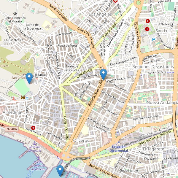 Mapa de vistas en Almería Thumbnail