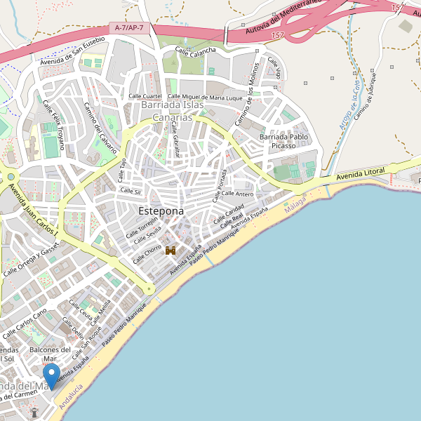 Mapa de vistas en Estepona Thumbnail