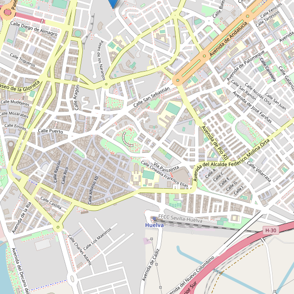 Mapa de vistas en Huelva Thumbnail