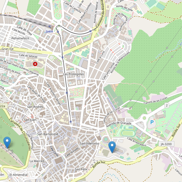 Mapa de vistas en Jaén Thumbnail