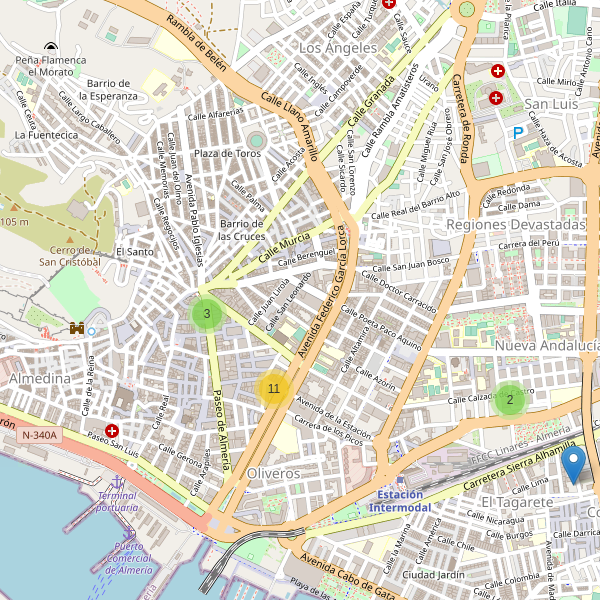 Mapa de zapatos en Almería Thumbnail