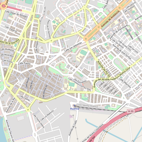 Mapa de zapatos en Huelva Thumbnail