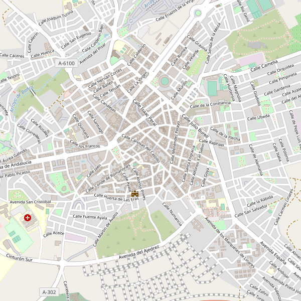 Mapa de zapatos en Linares (J) Thumbnail