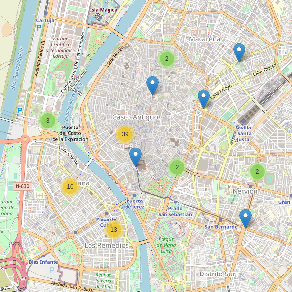 Mapa de zapatos en Sevilla Thumbnail