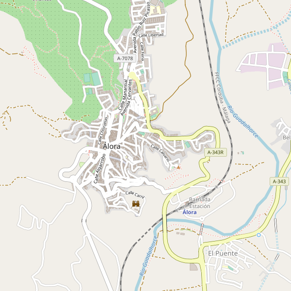 Mapa de aquileres-coches en Álora Thumbnail