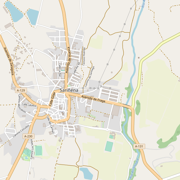 Mapa de aquileres-coches en Sariñena Thumbnail