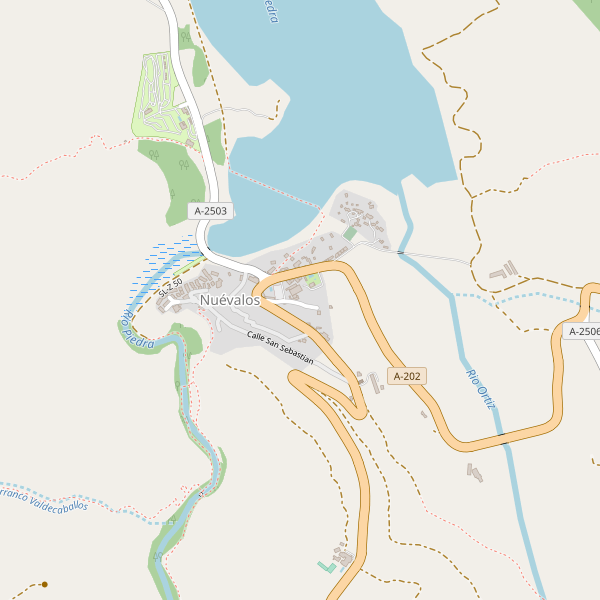 Mapa de aparcamientos-bicicletas en Nuévalos Thumbnail