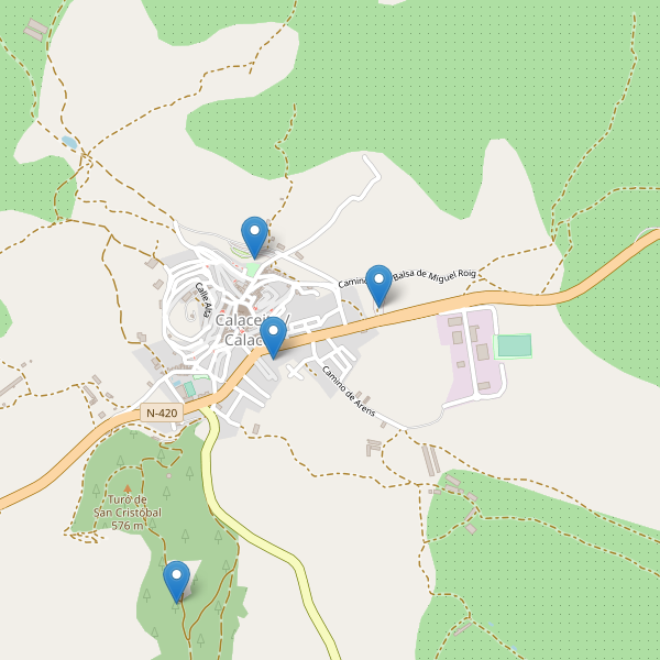 Thumbnail Mapa de aparcamientos en Calaceite