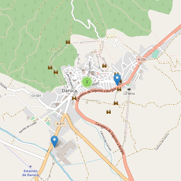 Thumbnail Mapa de aparcamientos en Daroca