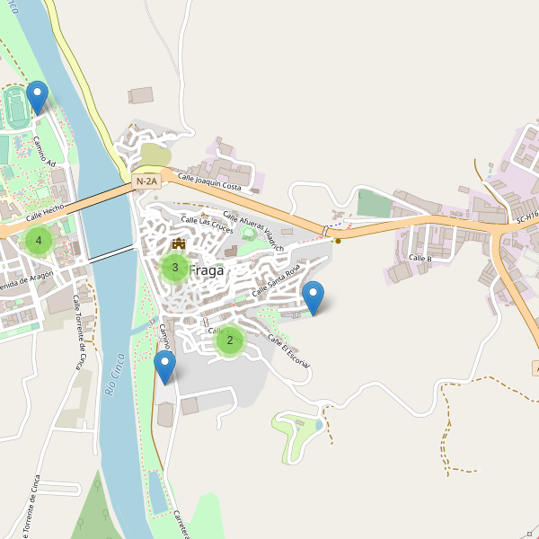 Thumbnail Mapa de aparcamientos en Fraga