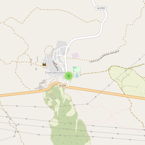 Thumbnail Mapa de aparcamientos en Fuendetodos