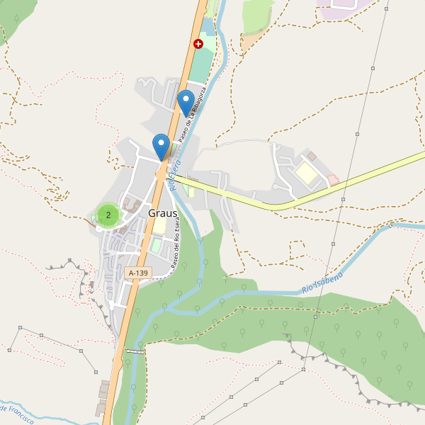 Thumbnail Mapa de aparcamientos en Graus