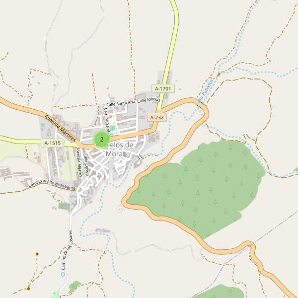 Thumbnail Mapa de aparcamientos en Rubielos de Mora