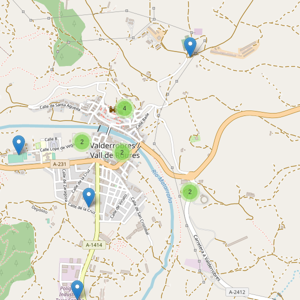 Thumbnail Mapa de aparcamientos en Valderrobres